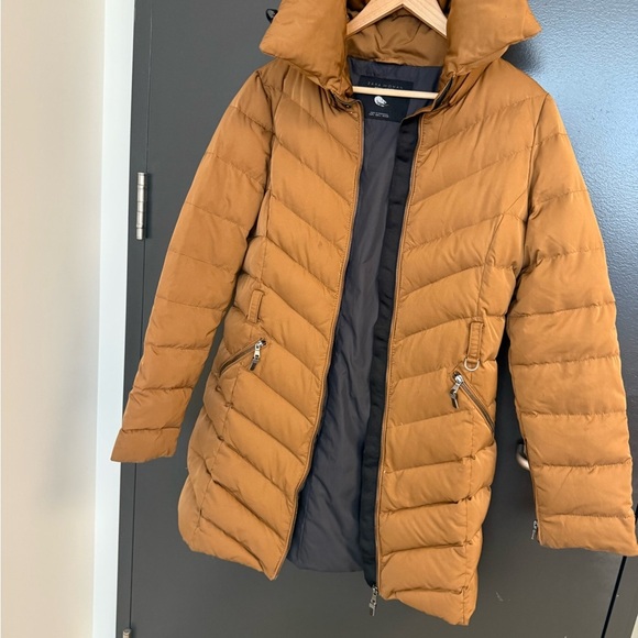 Zara L GUC Down filled golden brown Women's Padded Ski Jacket - Brown - Picture 6 of 12